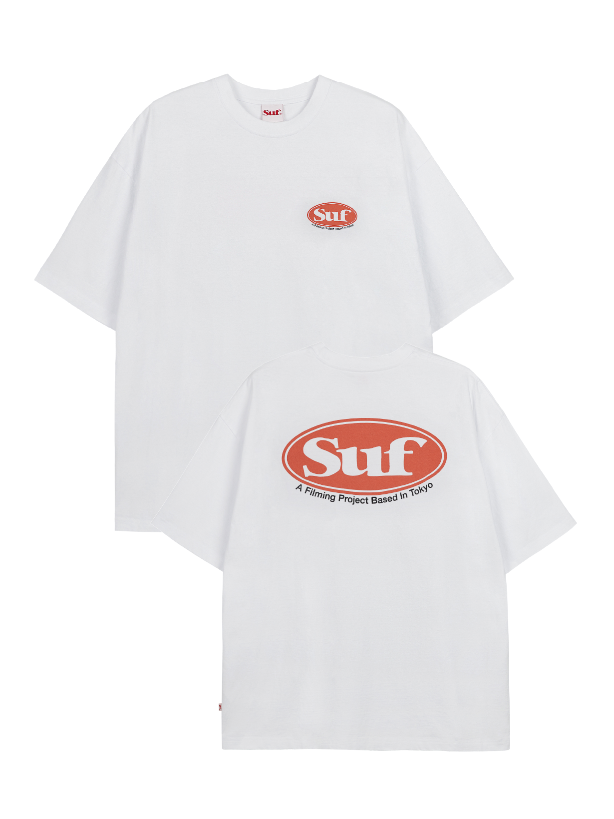 Oval Logo T-shirts WHITE