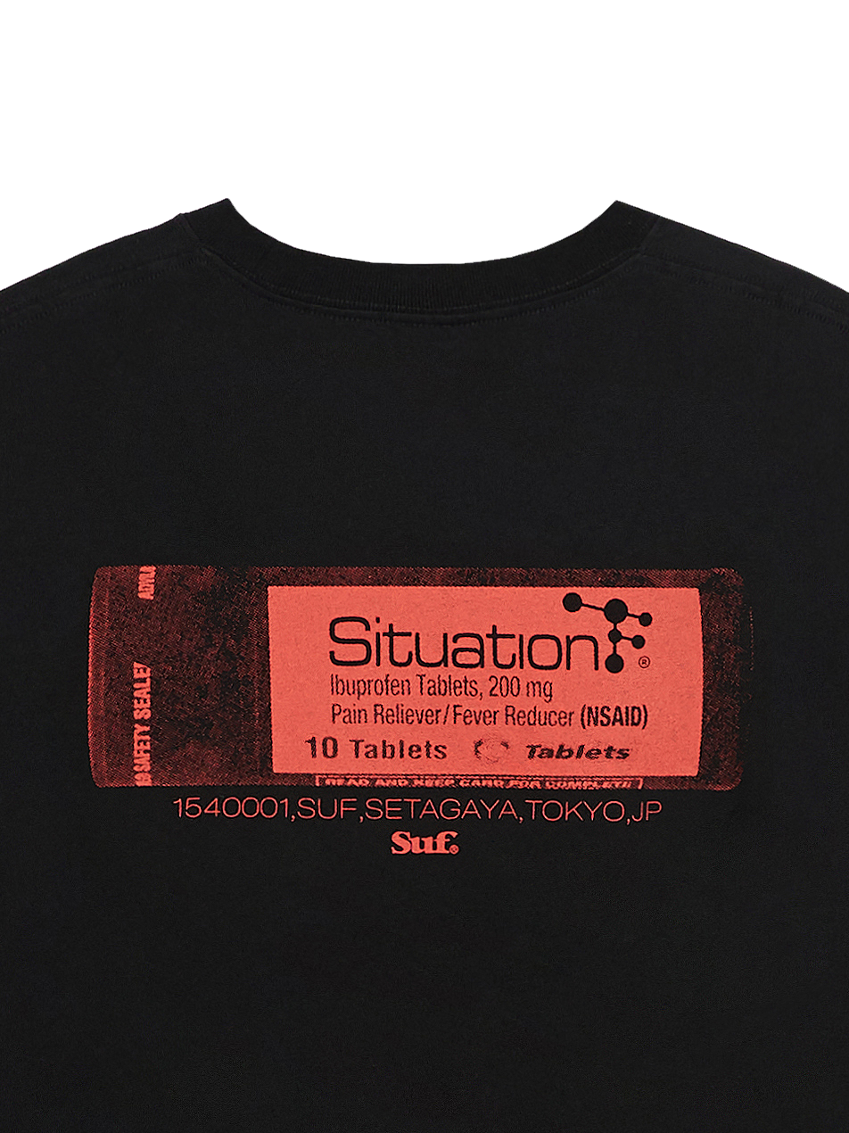 Suf Tech Long Sleeve T-shirts BLACK