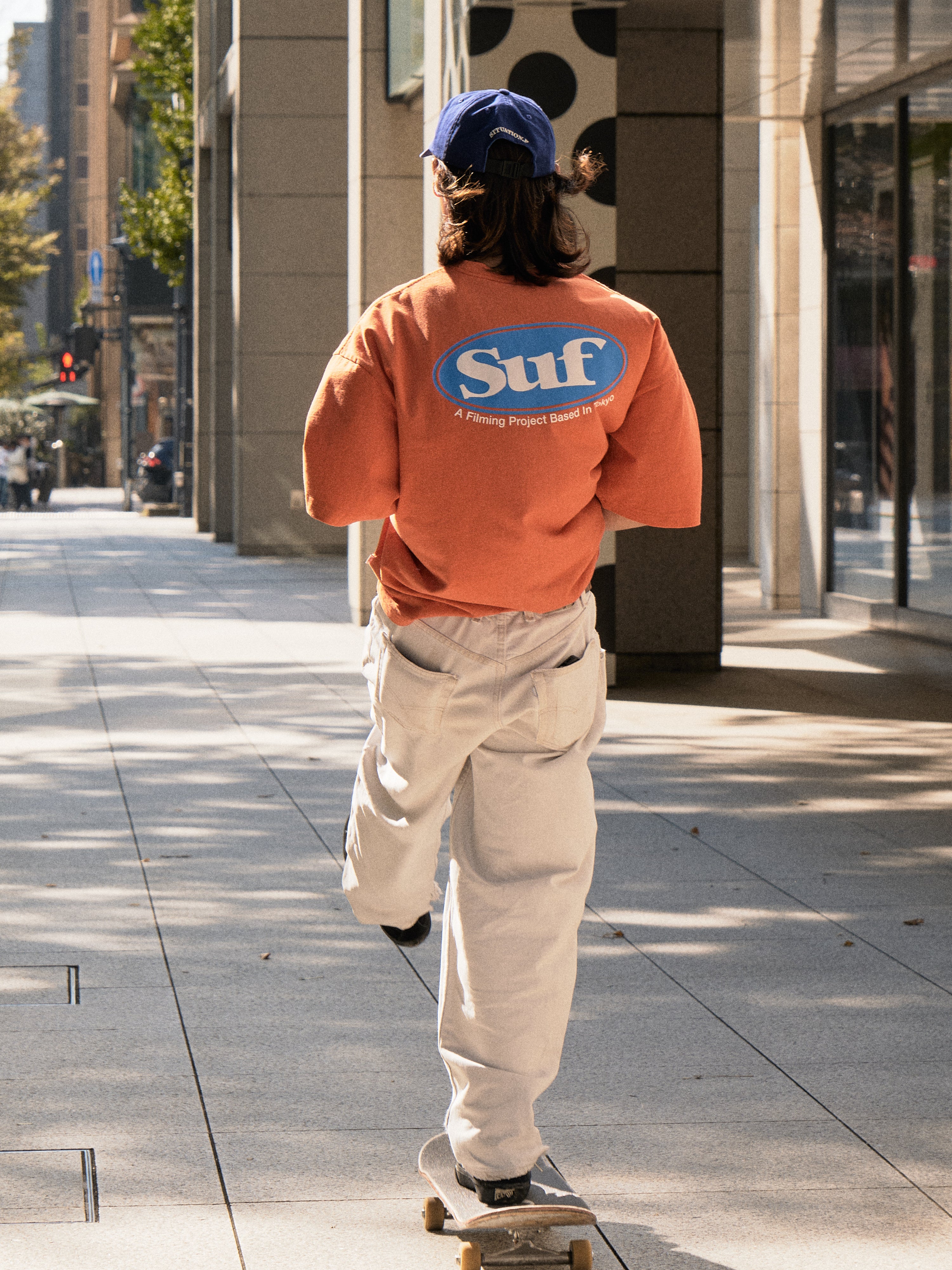 Oval Logo T-shirt ORANGE