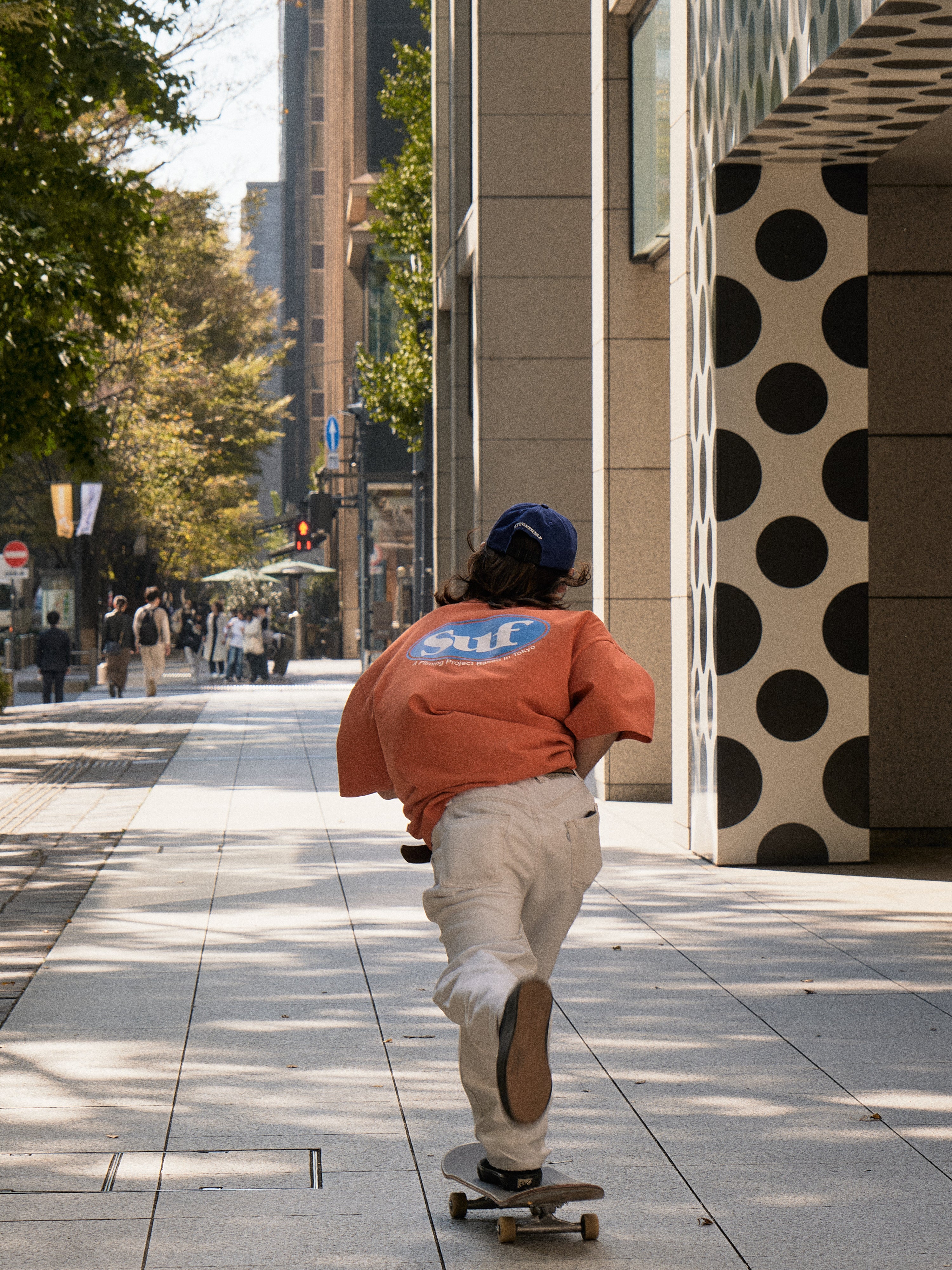 Oval Logo T-shirt ORANGE