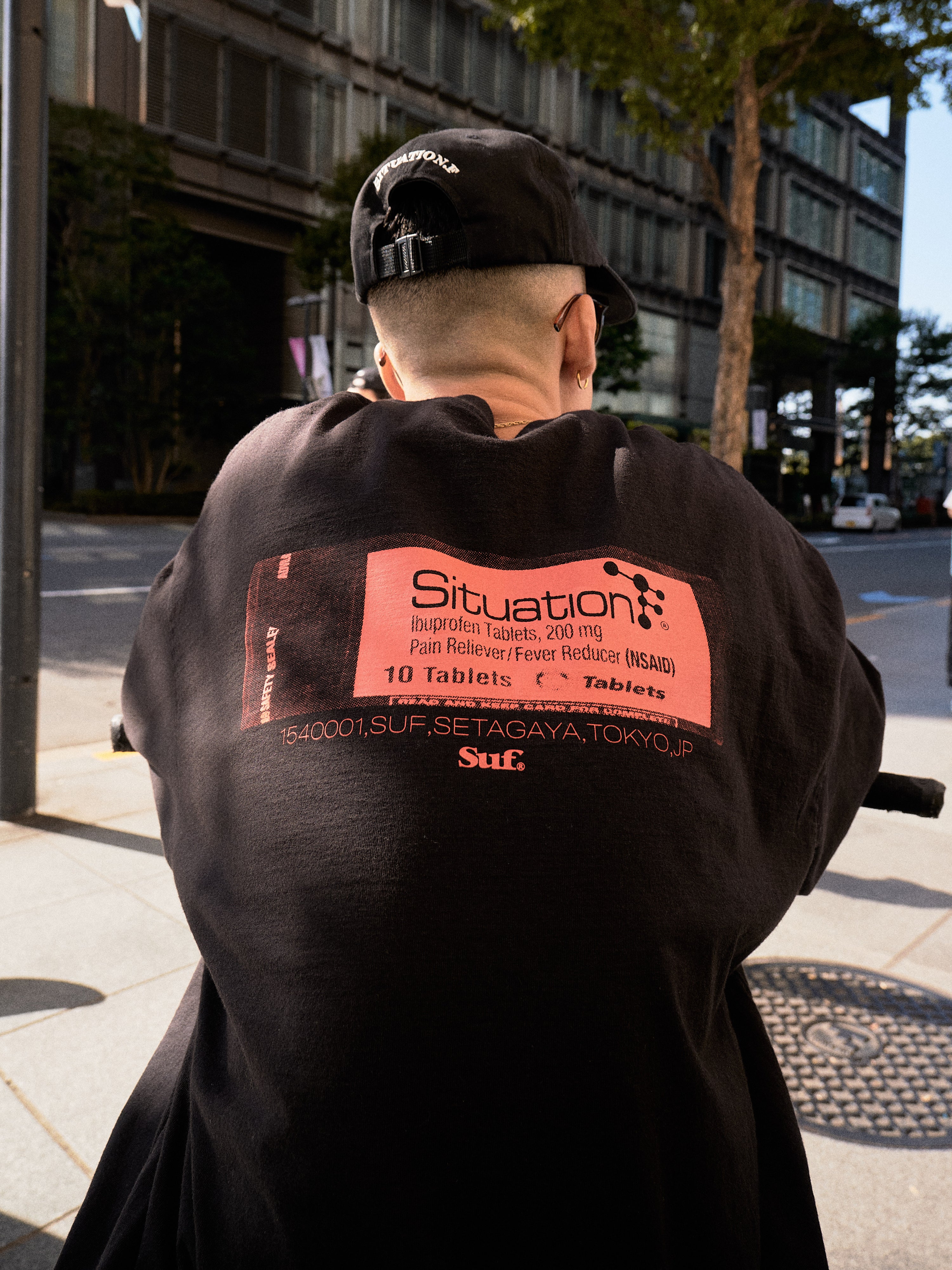 Suf Tech Long Sleeve T-shirts BLACK