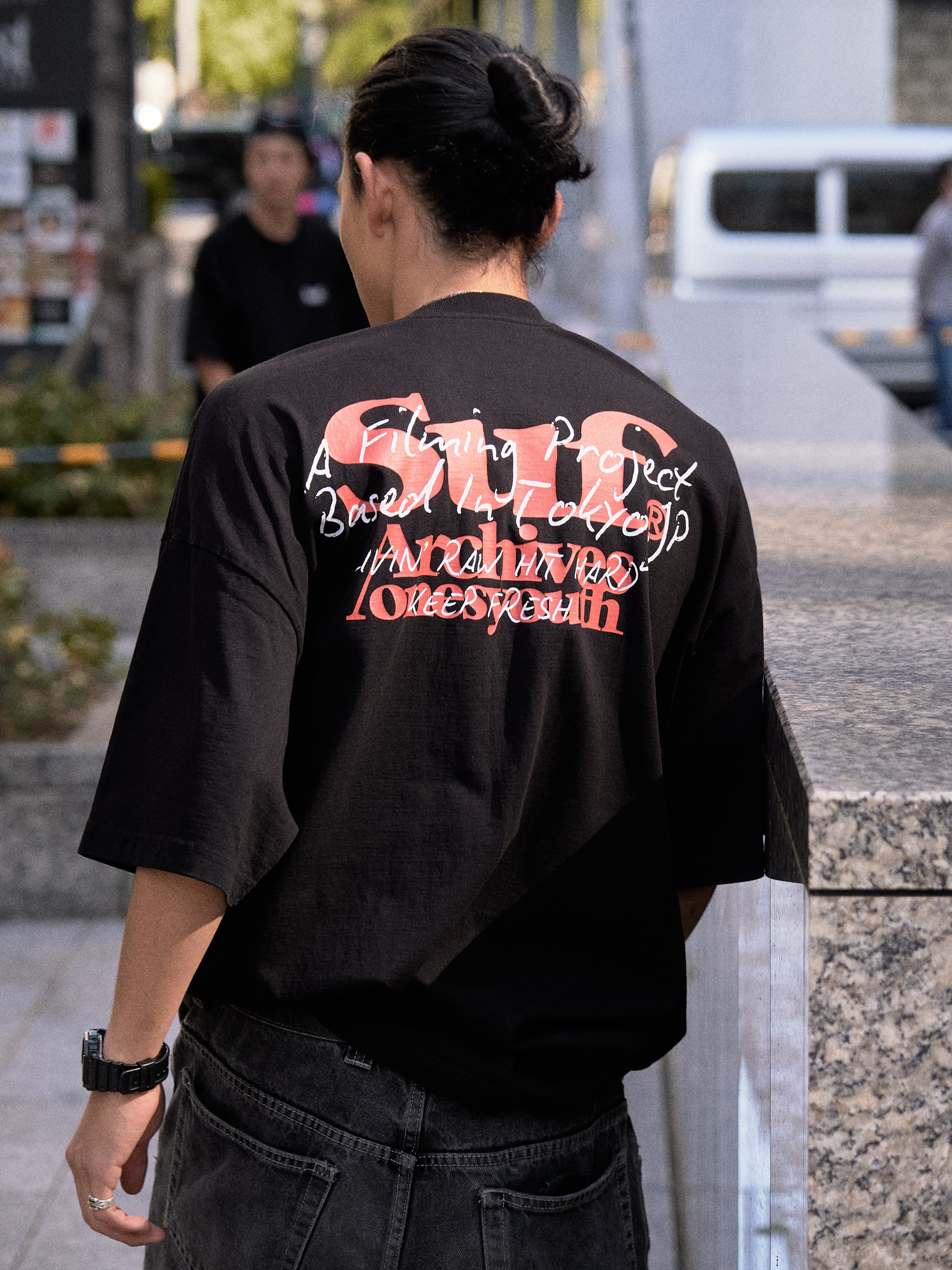 Scribble T-shirt BLACK