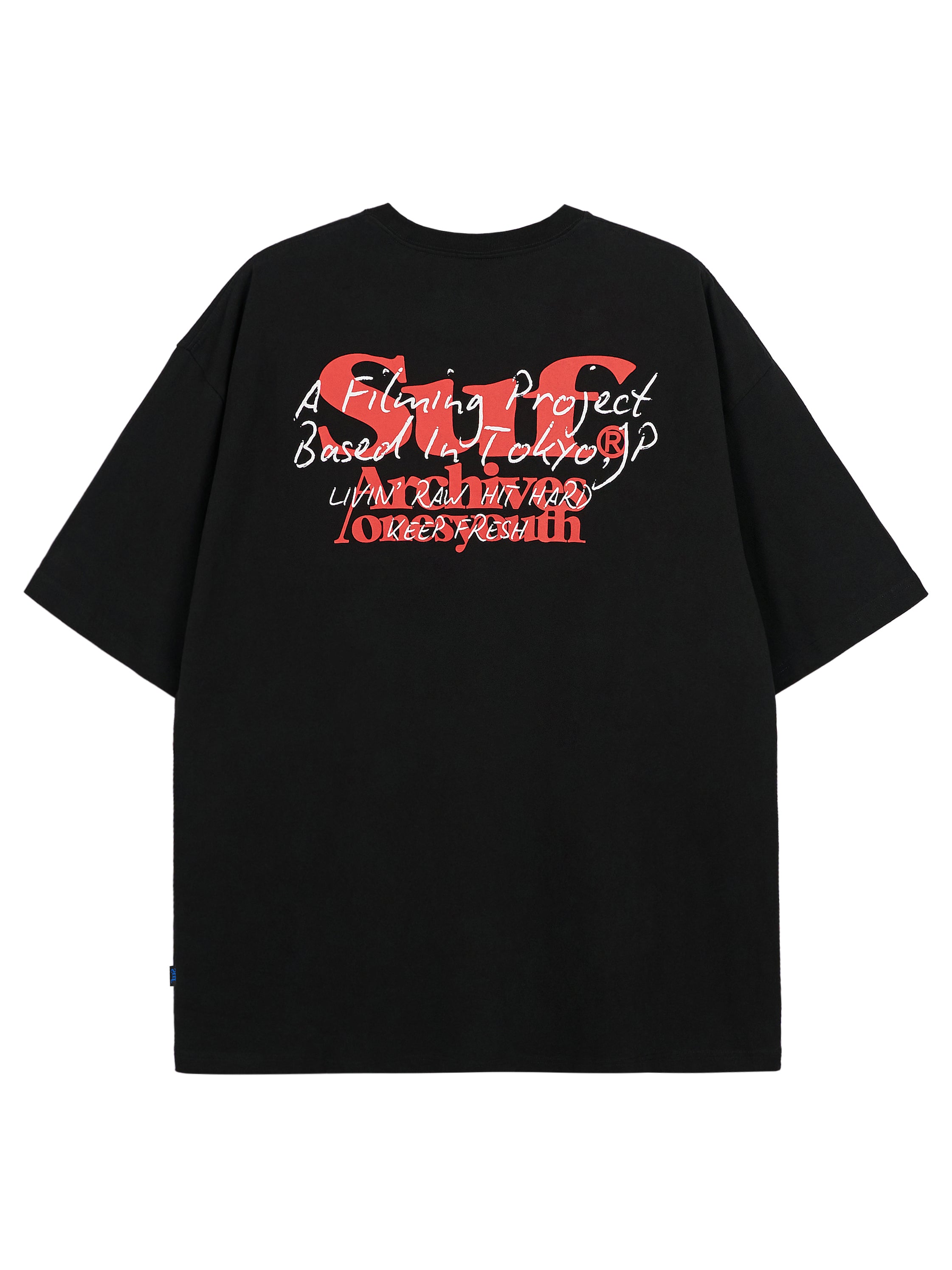 Scribble T-shirt BLACK